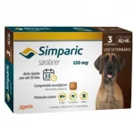 Simparic 120mg 40,1 A 60kg Cx Com 03 Comprimidos