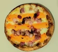 Esfiha Grande de Cheddar e Bacon
