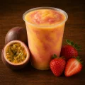 Frap� de Maracuj� com Morango