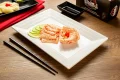 Sashimi de Salm�o frambado  (10 Unidades).
