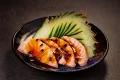 Sashimi Flanbado com geleia de maracuja 10 (UN)