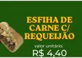 Esfiha de carne c/ requeijão