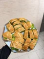 Lanche de metro presunto e queijo