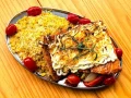 Salm�o com Crosta de Cream Cheese e Parmes�o