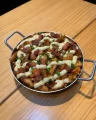 Iscas de frango com catupiry e bacon