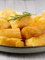 Por��o de mandioca frita