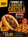 Lanche de Costela + Batata r�stica + Coca-Cola 350ml (Gr�tis)