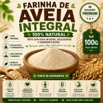 FARINHA DE AVEIA INTEGRAL 100G