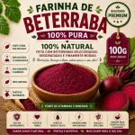 FARINHA DE BETERRABA 100% PURA 100G