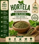 HORTELA DESIDRATADA EM FLOCOS 100G