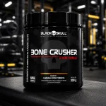 PR� TREINO BONE CRUSHER HOT ORANGE 300G - BLACK SKULL