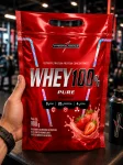 WHEY 100% PURE MORANGO INTEGRAL MEDICA 900G