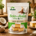 MISTURA BOLO S GLUTEN AVEIA, LINHACA E COCO VITALIN 300G (UNID)
