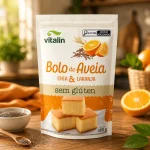 MISTURA BOLO S GLUTEN AVEIA, CHIA, LARANJA VITALIN 300G (UNID)