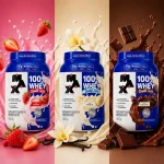 100% WHEY DOUBLE TAST MAX TITANIUM POTE 900G