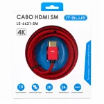 Cabo HDMI 4K LE-6621-5M