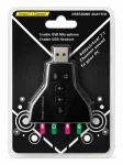 Adaptador de Som USB Virtual 7.1 � Placa de Som Externa USB