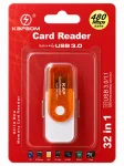 Leitor de Cart�o USB 3.0 Kapbom Card Reader Universal SD Micro SD TF Alta Velocidade