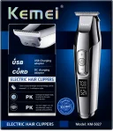 M�quina de Cortar Cabelo Kemei KM-5027 Profissional Recarreg�vel USB Display LED