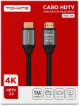 Cabo HDMI 2.0 4K 1 Metro Tomate MHD-4111 Alta Velocidade HDTV