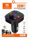 Transmissor FM Bluetooth Veicular H'Maston CD01 Carregador R�pido PD 20W USB Duplo