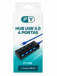 Hub USB 3.0 4 Portas FY-376 Extensor USB Alta Velocidade para PC Notebook