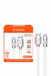 Cabo USB Tipo-C Alpha Gold CB72-3 5A Turbo Carregamento R�pido 1 Metro LED