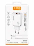 Kit Carregador Turbo 40W Tipo C para Tipo Lightning O'Gold