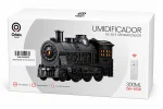 Umidificador de Ar Aromatizador Trem Vintage 300ml LED Colorido USB
