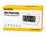 Mini Despertador Digital LCD B-Max BM-R804 Com Term�metro Calend�rio e Alarme