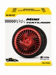 Mini Ventilador Port�til Recarreg�vel USB B-Max BM-F1086 Mesa Escrit�rio