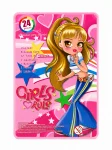 Estojo de Pintura Infantil Girls Rule 24 Pe�as com Aquarela e Giz de Cera