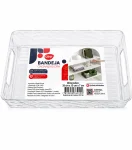 Bandeja Organizadora Transparente Multiuso Clink 26x15x7cm