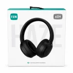 Fone de Ouvido Bluetooth FAM Haze ANC 60H Preto