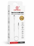 Adaptador USB-C para P2 3,5mm Kapbom KA-1415-TY com Controle de �udio