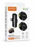 Microfone de Lapela Sem Fio Kaidi KRIDI KMF4-C USB-C