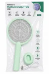 Raquete Mata Mosquitos El�trica Recarreg�vel USB