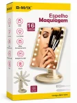 Espelho de Maquiagem LED com 16 Luzes e Rota��o 360� � B-MAX BM-F1070