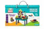 Mesa de Montar Infantil Mega InBox 400 Pe�as - Blocos de Constru��o Criativa