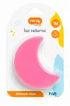 Luz Noturna Infantil Lua Rosa Versy Kids LED 1W Bivolt