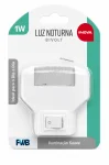 Luz Noturna LED Inova 1W Bivolt com Interruptor
