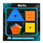 Kit Cubo M�gico MoYu WCA Puzzle 4 Cubes - 4 Quebra-Cabe�as Profissionais