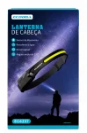 Lanterna de Cabe�a Ecooda Recarreg�vel com Sensor de Movimento