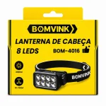 Lanterna de Cabe�a Bomvink � 8 LEDs Super Brilhante