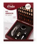 Kit Abridor de Vinho com Jogo de Xadrez