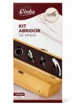 Kit Abridor de Vinho Premium Casita com Caixa de Bambu
