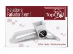 Ralador e Fatiador 3 em 1 Top Chef