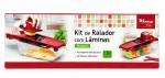Kit de Ralador com L�minas Manual � 6 Pe�as