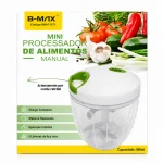 Mini Processador de Alimentos Manual 900ml