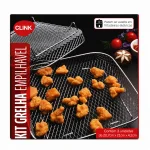 Kit Grelha Empilh�vel 3 Andares Clink